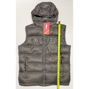 Cotopaxi Fuego Max Down Vest Mens L Cinder Grey Hooded Puffer 800-Fill NWT